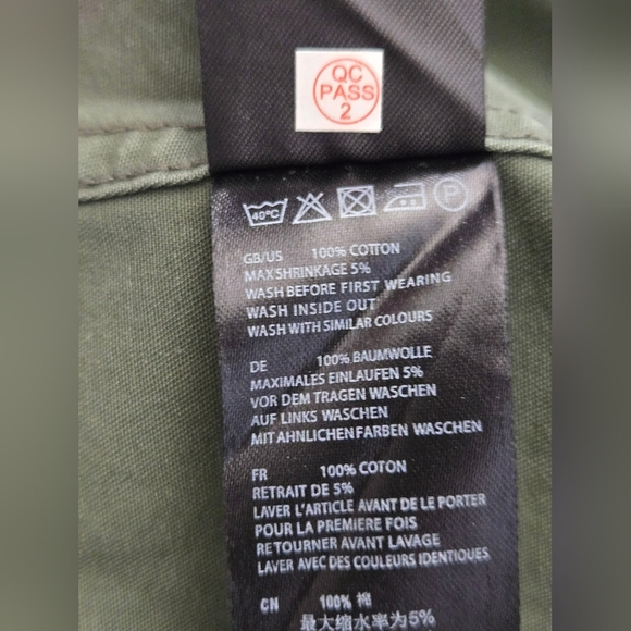 SHINE ORIGINAL Snake Charmer Men's Army Green Patchwork Jacket. Size Small - Picture 12 of 16